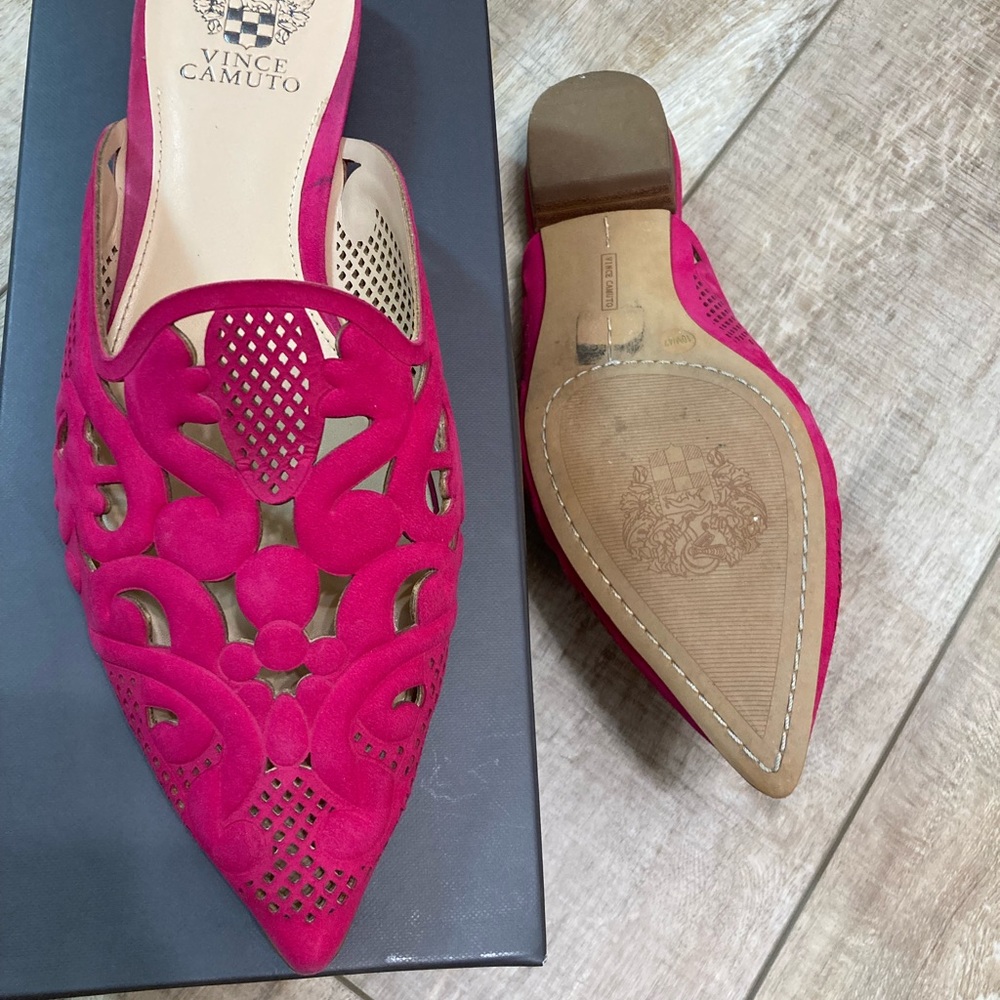 Vince Camuto slide-on mules